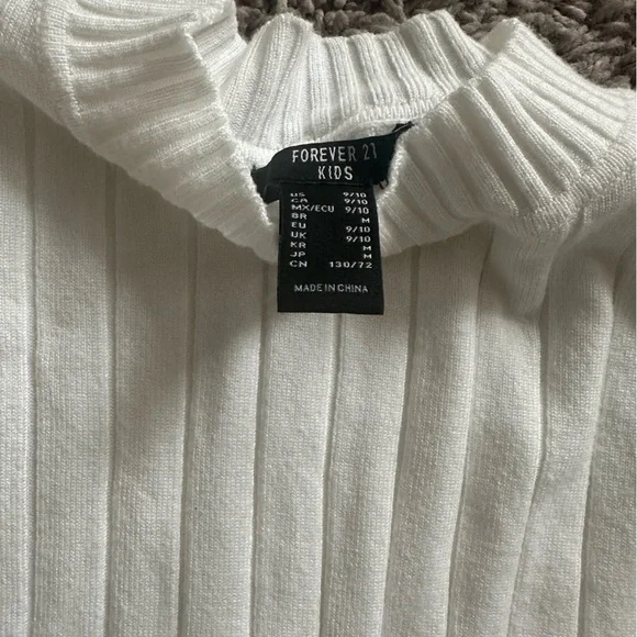 Women's White Sweater - Picture 3 of 3